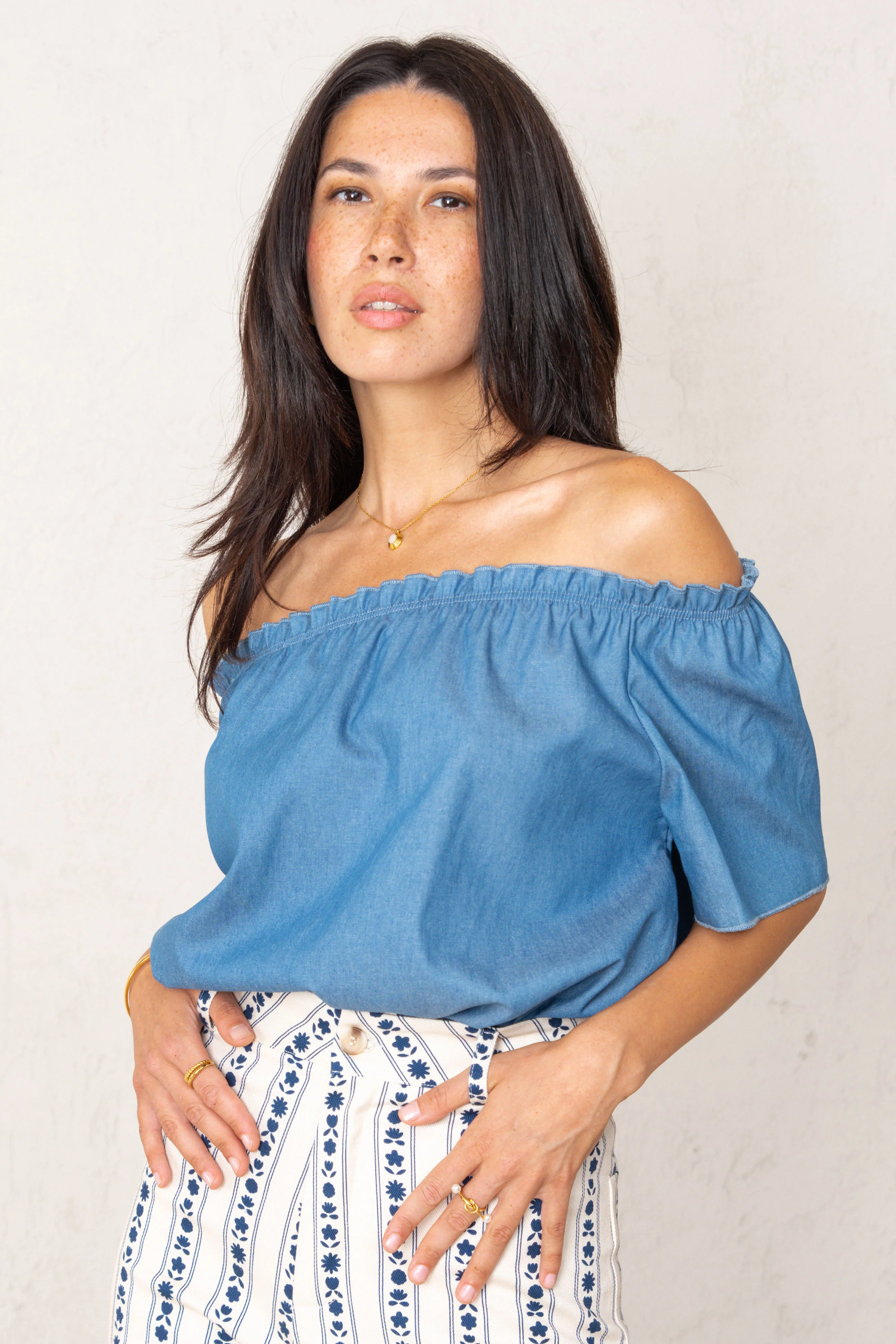 CAMISA ALMA // DENIM MEDIO - Image 4