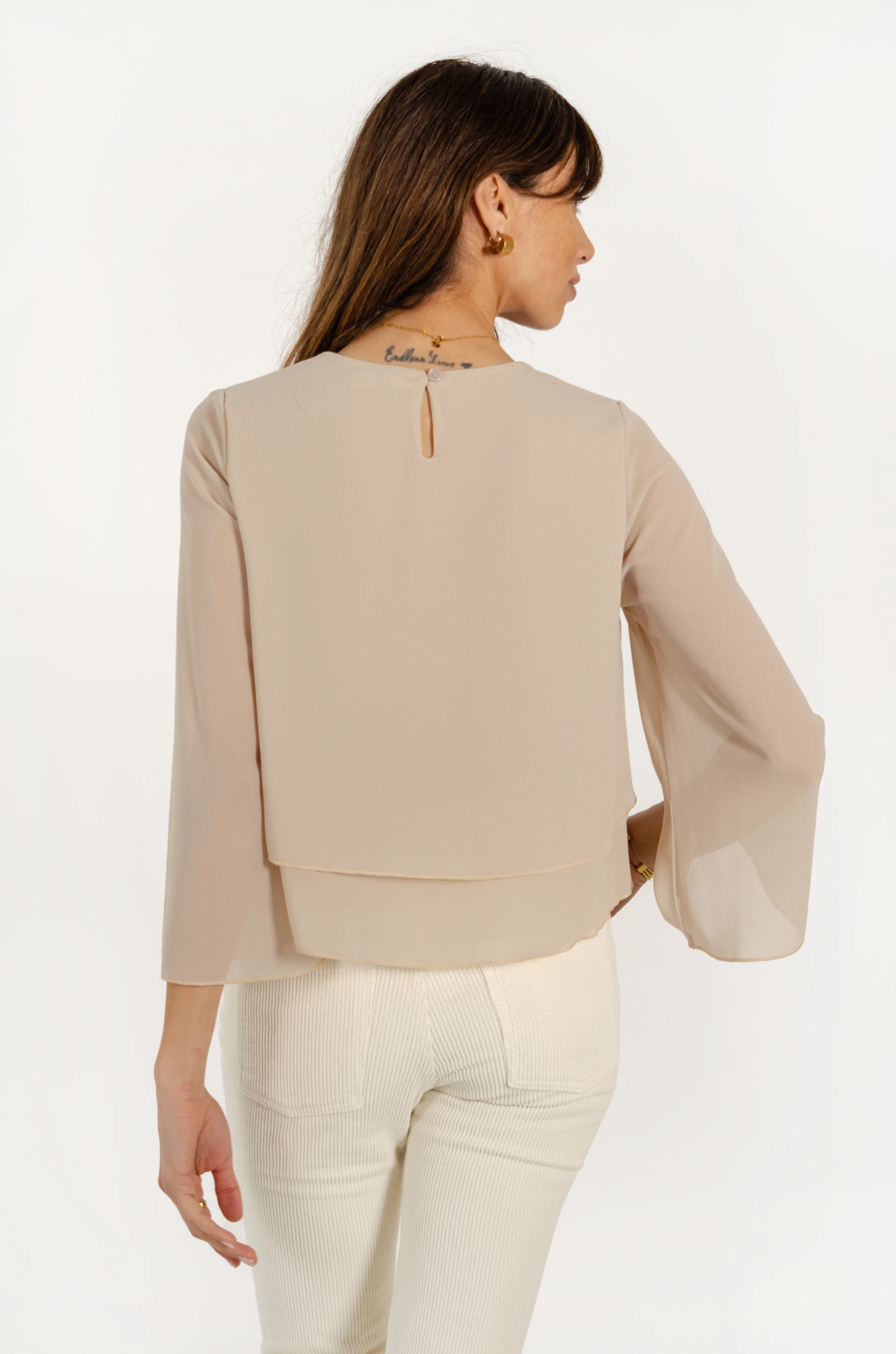 CAMISA ESTER // BEIGE - Image 4