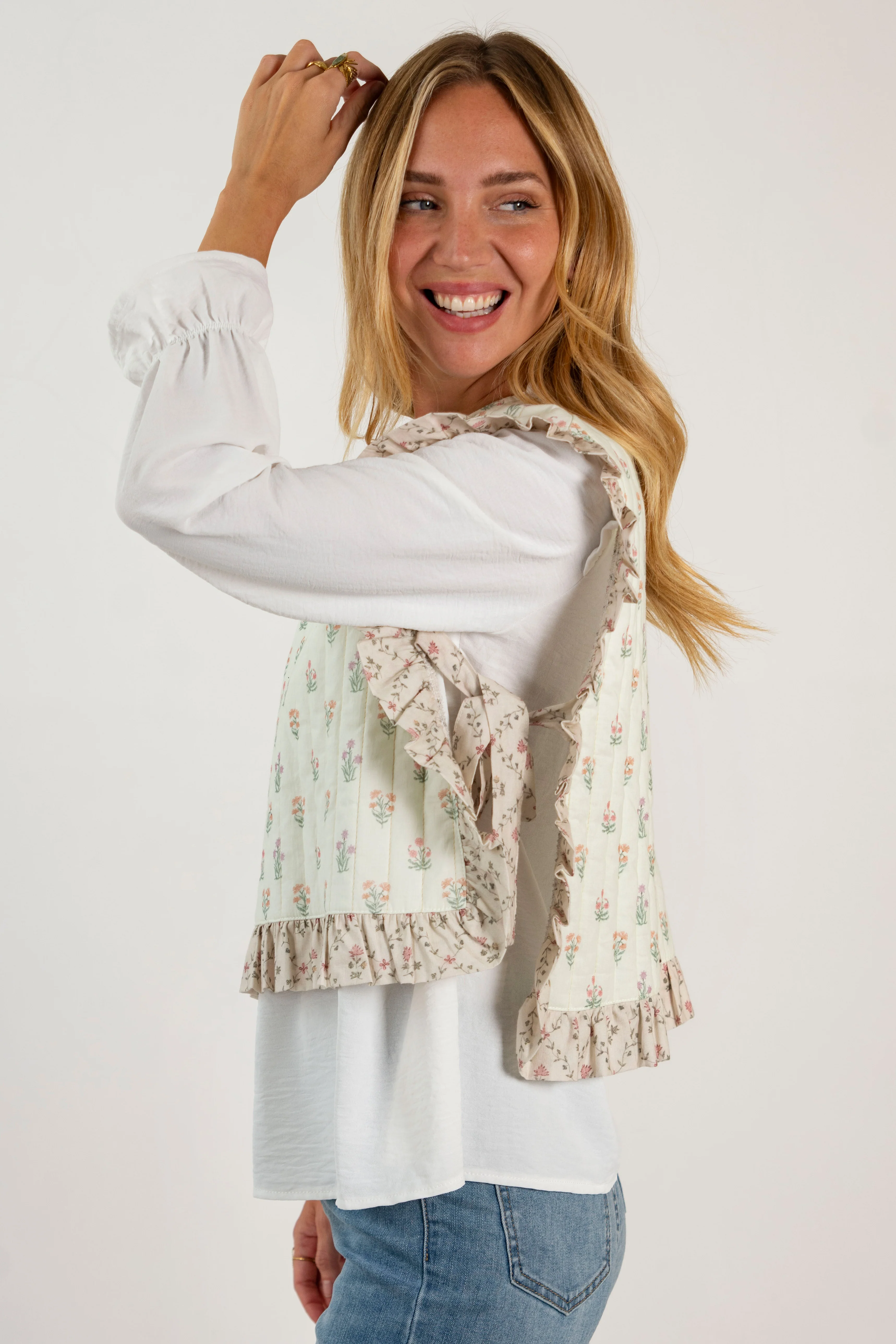 CHALECO ABRIL // FLORES ROSA - Image 5