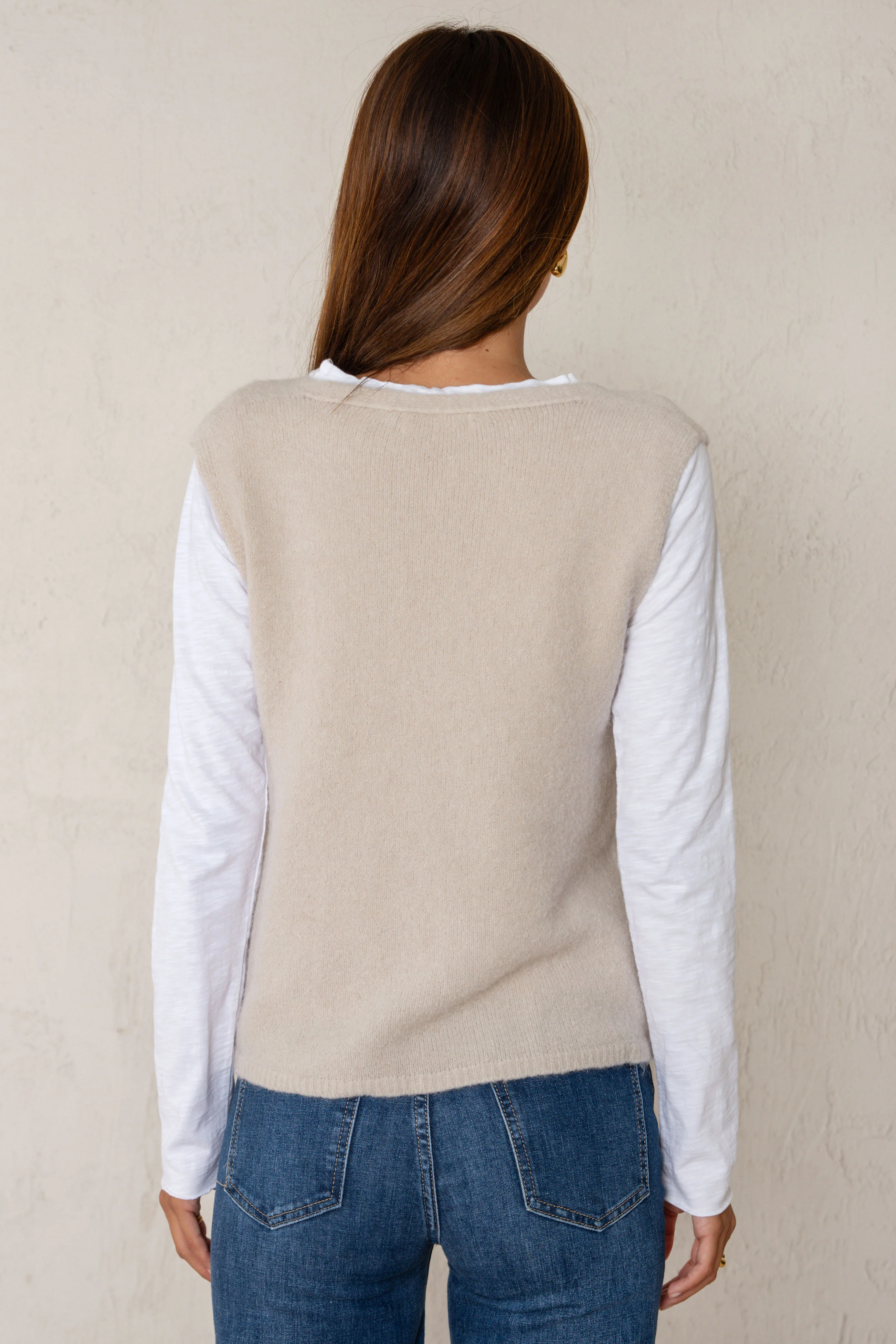CHALECO CLARA // BEIGE - Image 4