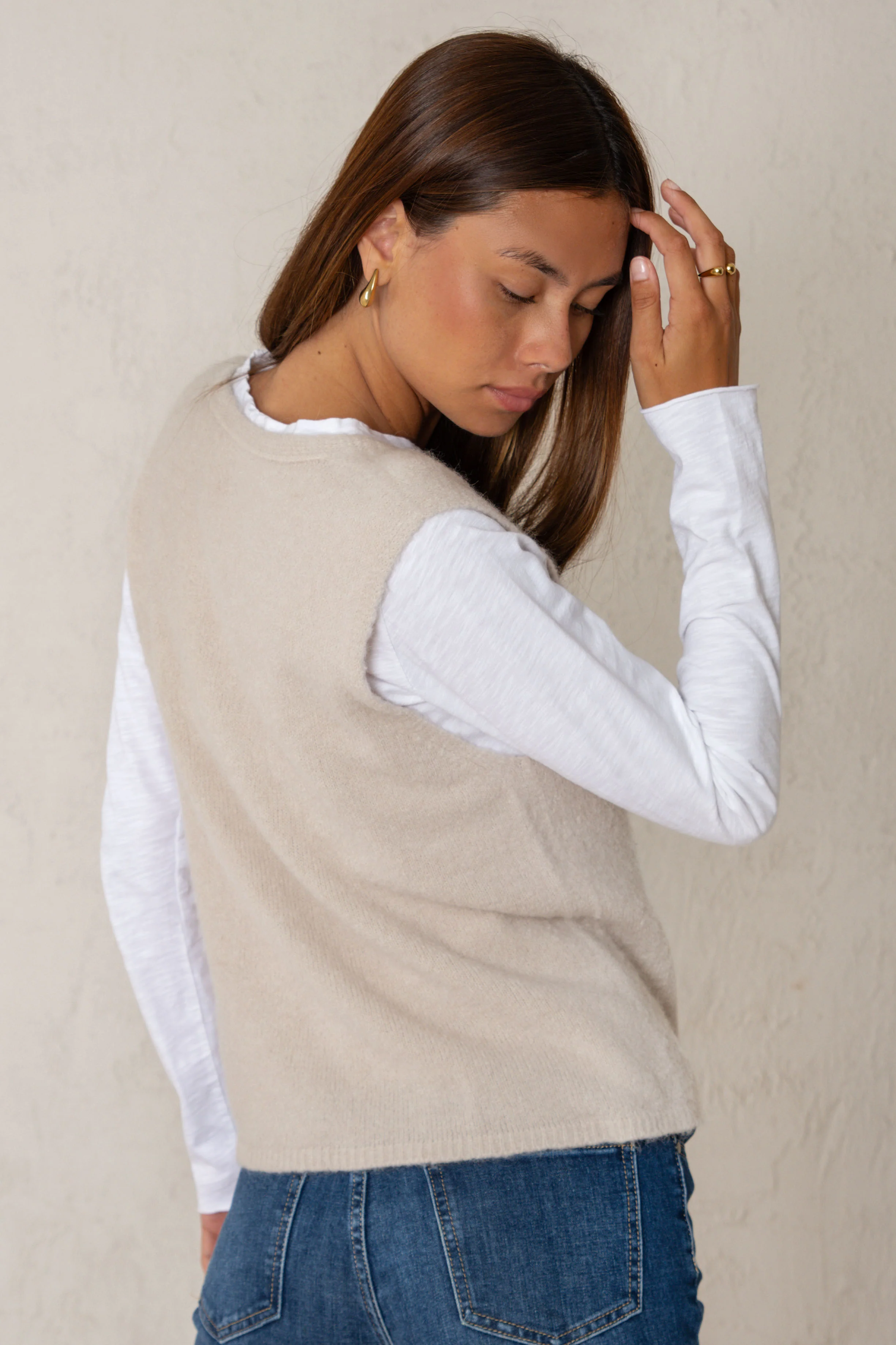 CHALECO CLARA // BEIGE - Image 6