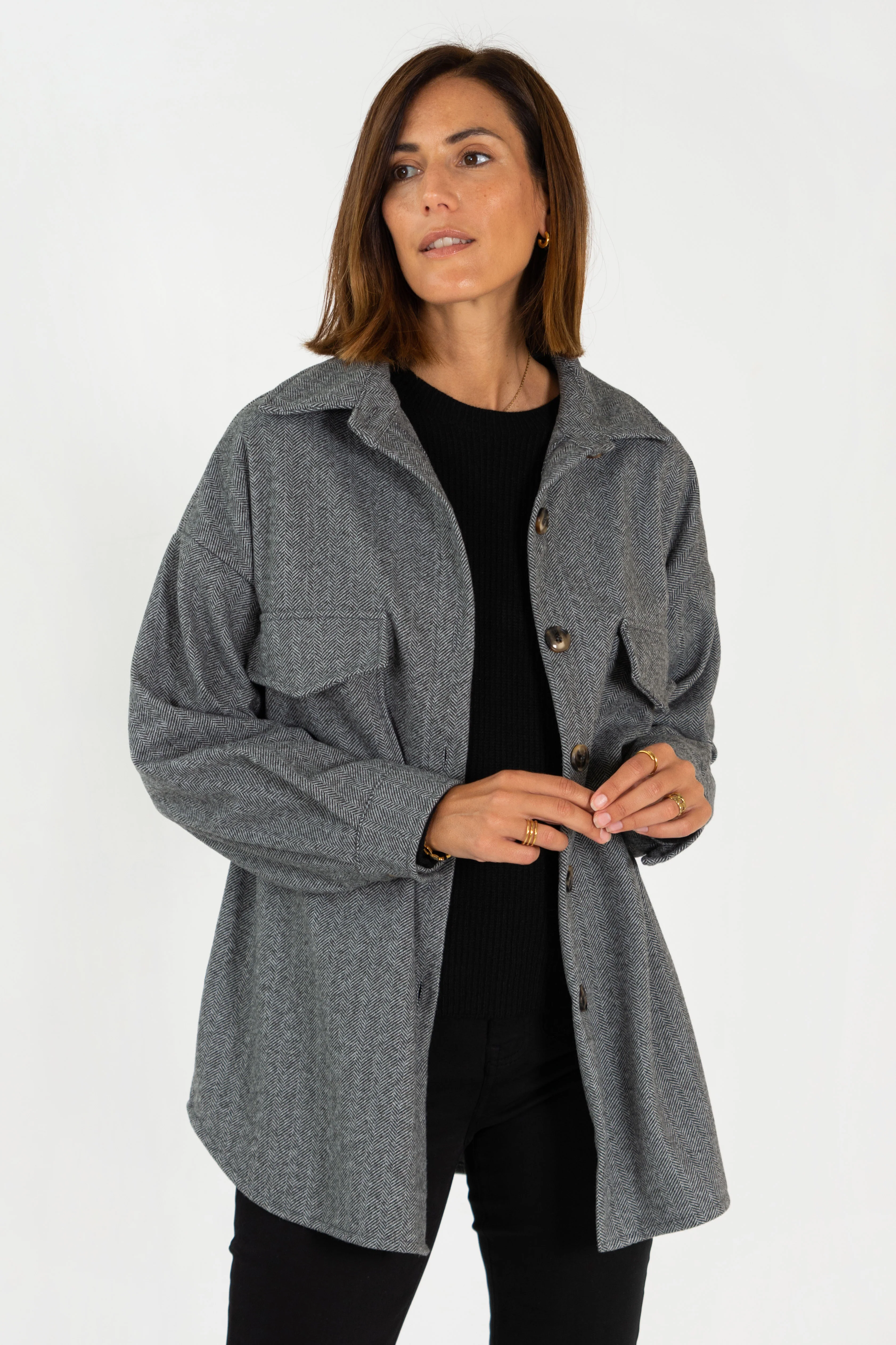 CHAQUETA ALEJANDRA // NEGRO - Image 3