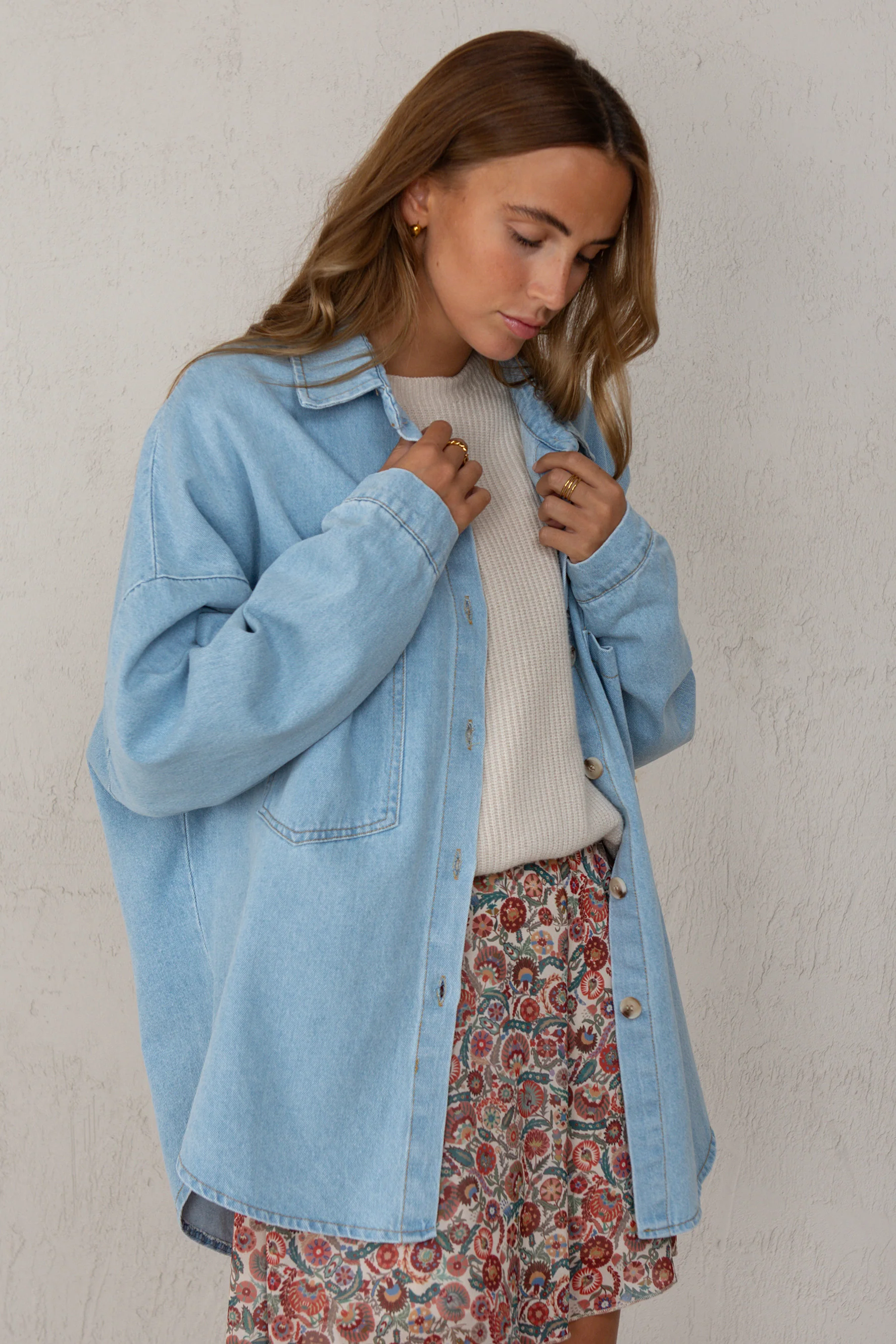 CHAQUETA CELIA // DENIM CLARO - Image 4