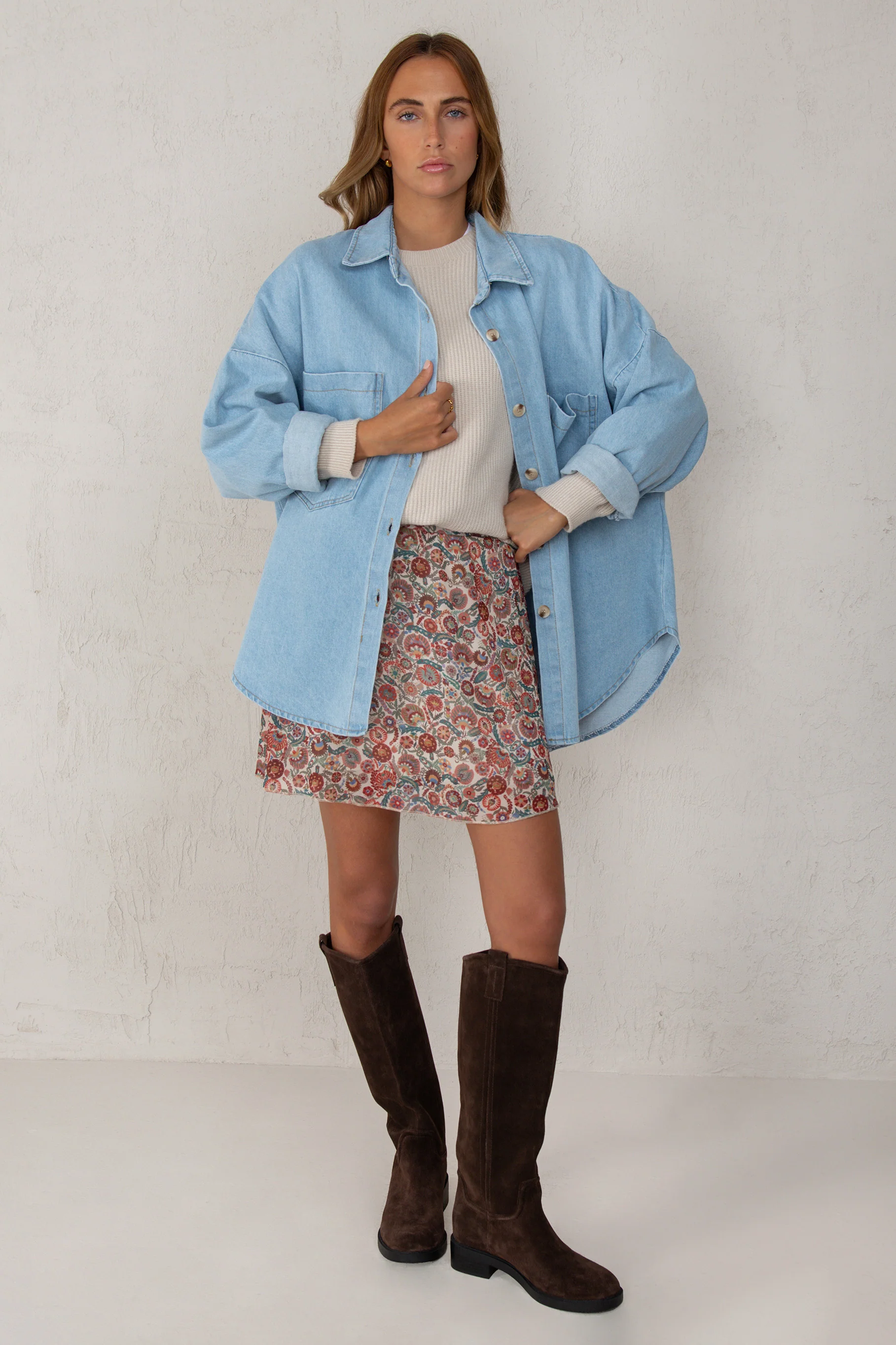 CHAQUETA CELIA // DENIM CLARO - Image 6