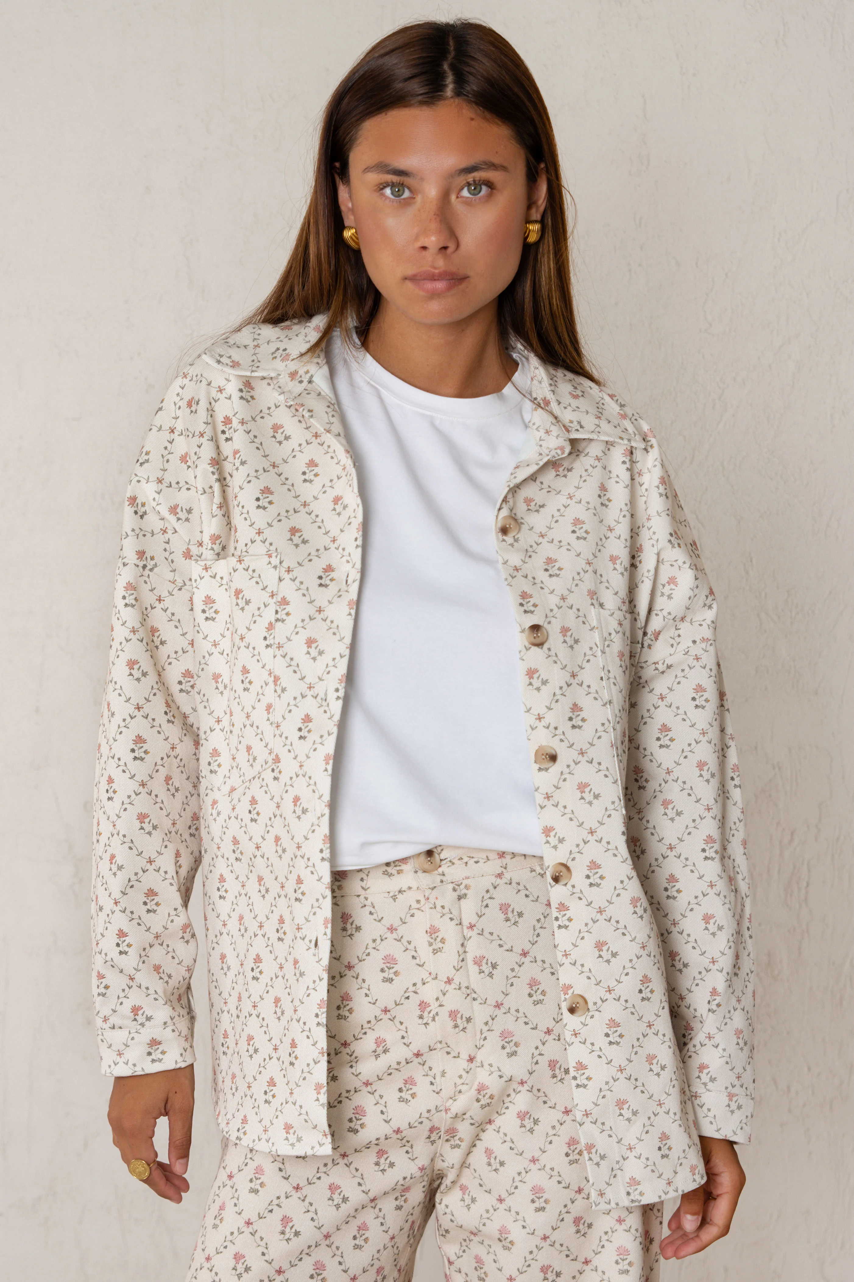 CHAQUETA CELIA // FLORES ROSA - Image 3