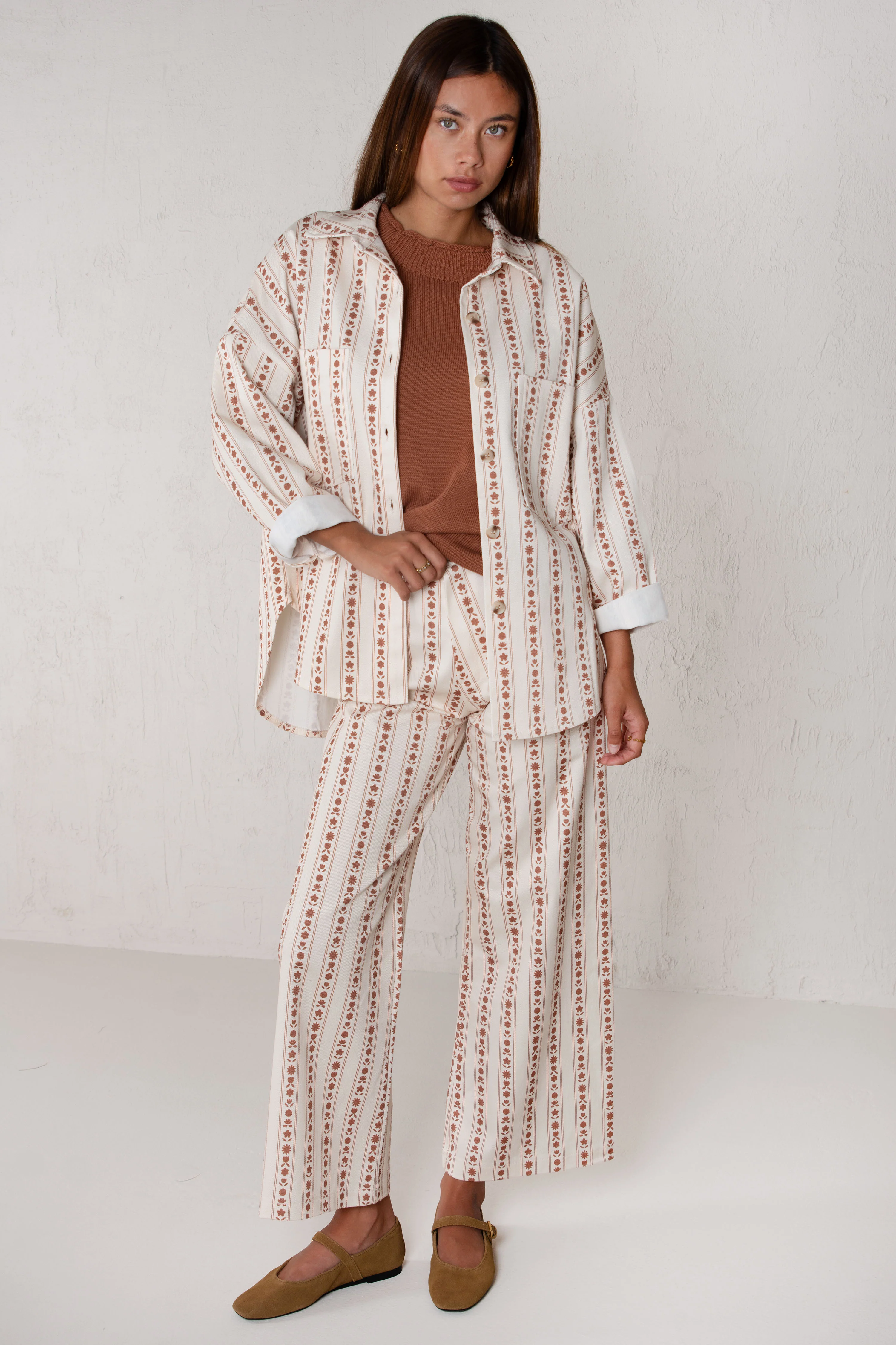 CHAQUETA CELIA // FLORES TEJA - Image 6