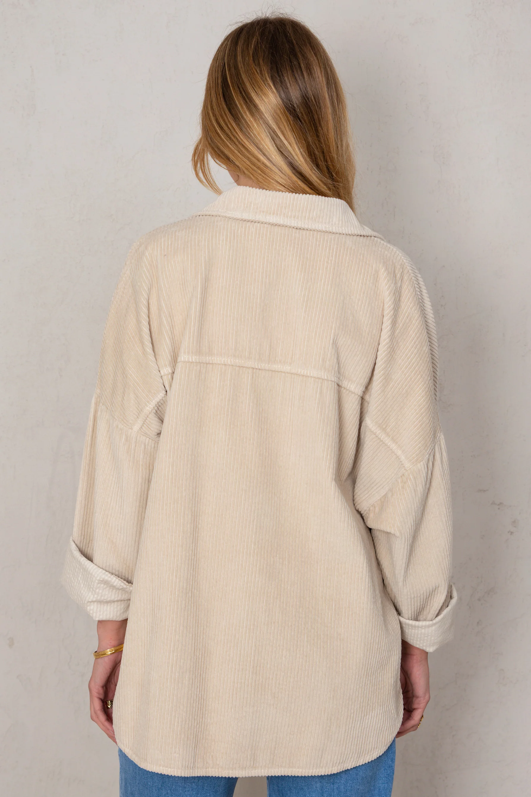 CHAQUETA CELIA // PANA BEIGE - Image 5