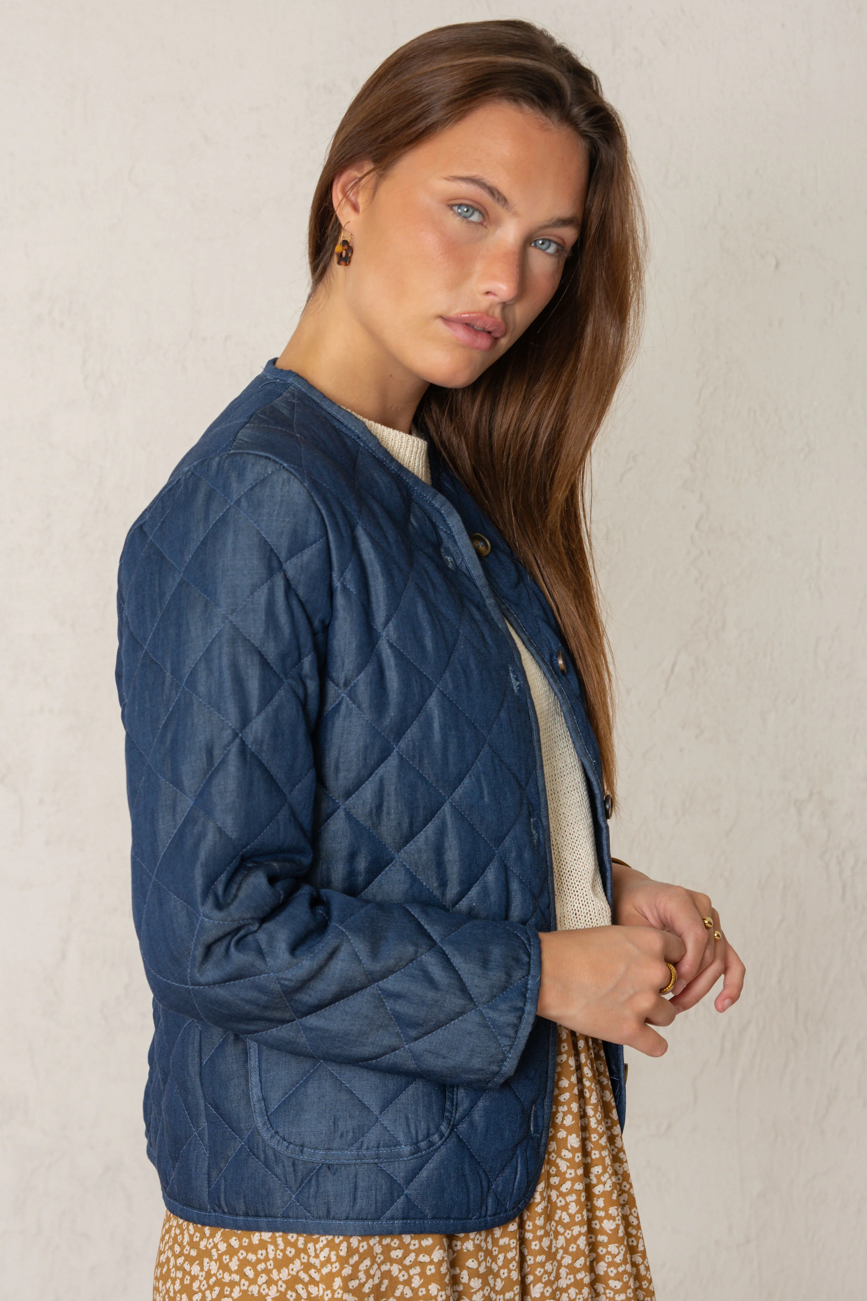 CHAQUETA DANIELA // DENIM OSCURO - Image 3