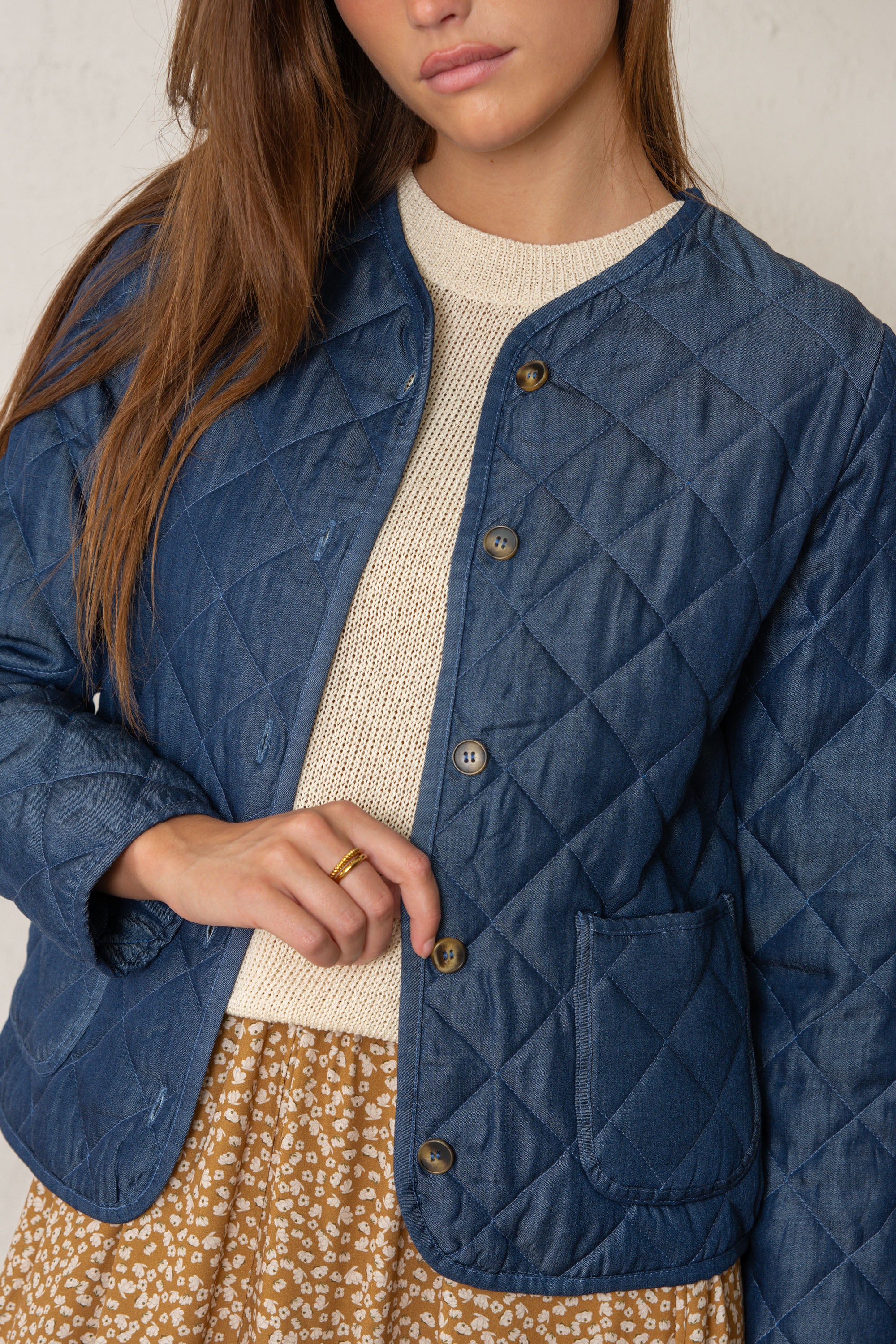 CHAQUETA DANIELA // DENIM OSCURO - Image 6