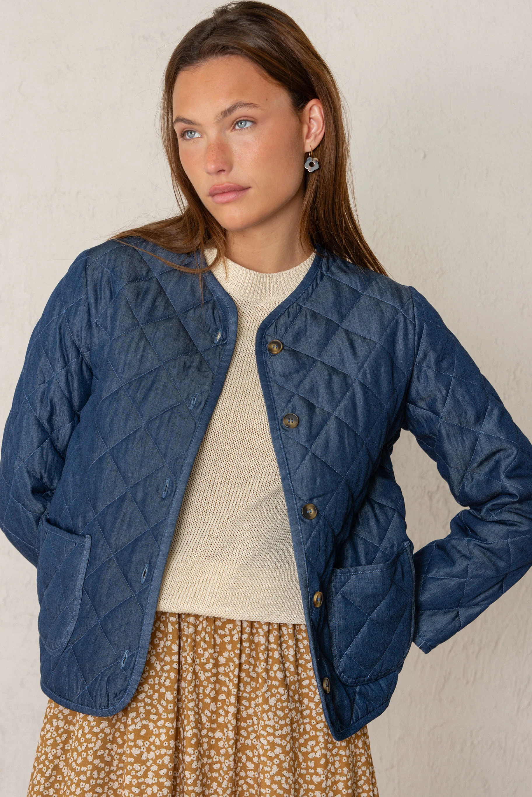 CHAQUETA DANIELA // DENIM OSCURO - Image 7