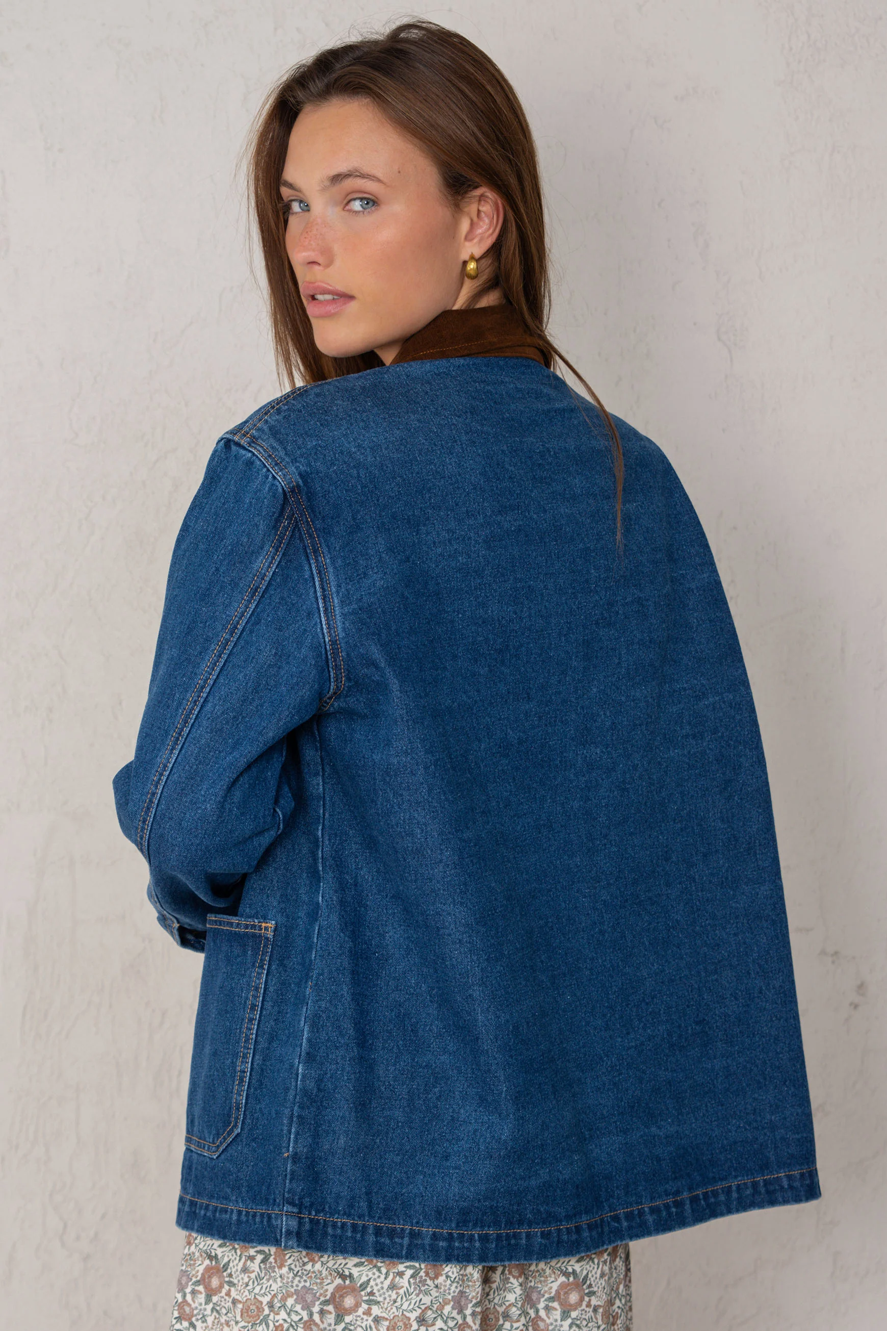 CHAQUETA PAULA // DENIM OSCURO - Image 6