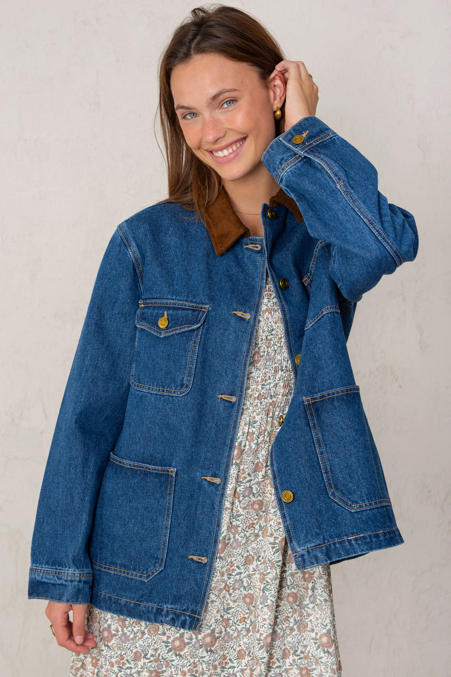 CHAQUETA PAULA // DENIM OSCURO - Image 7