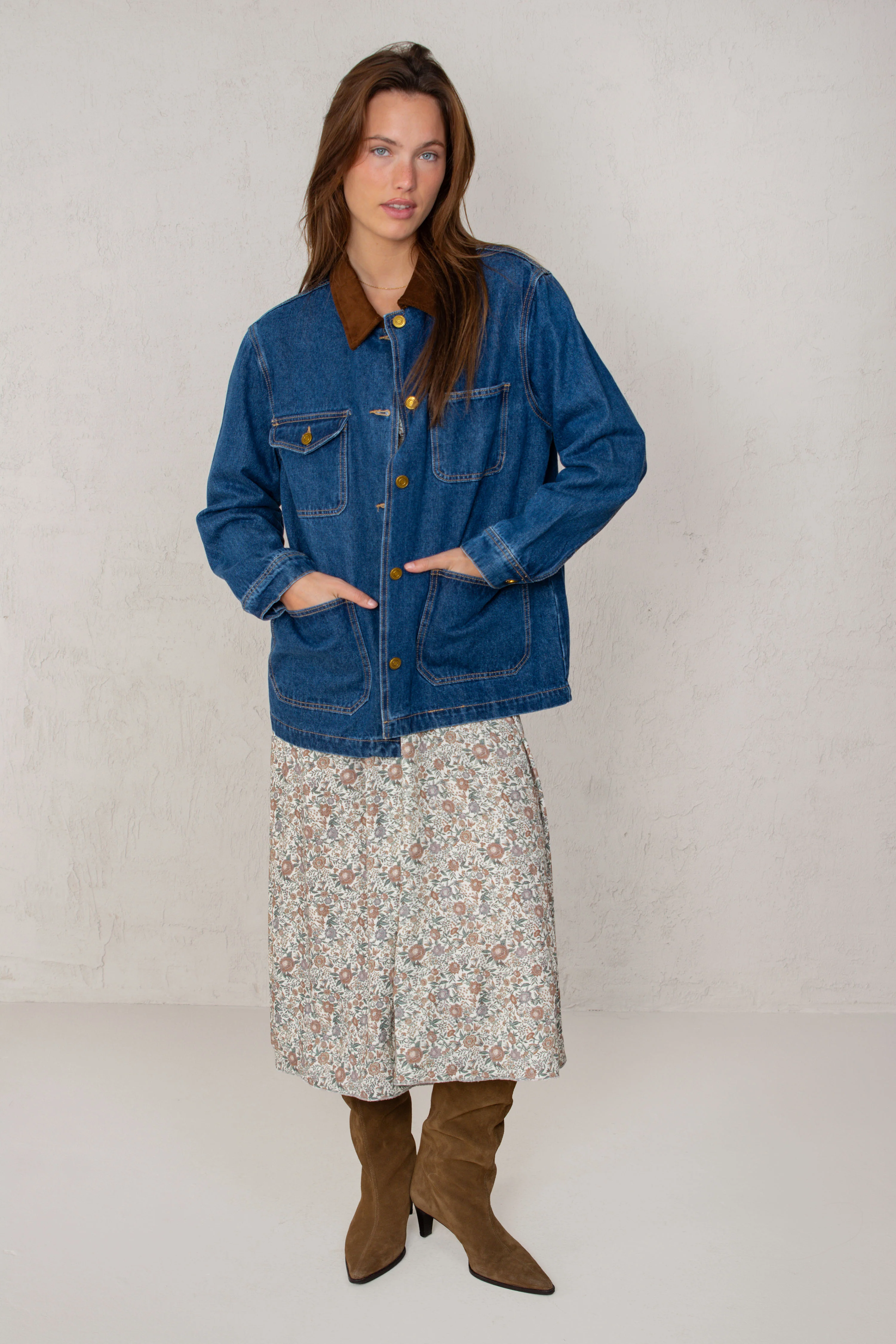 CHAQUETA PAULA // DENIM OSCURO - Image 8