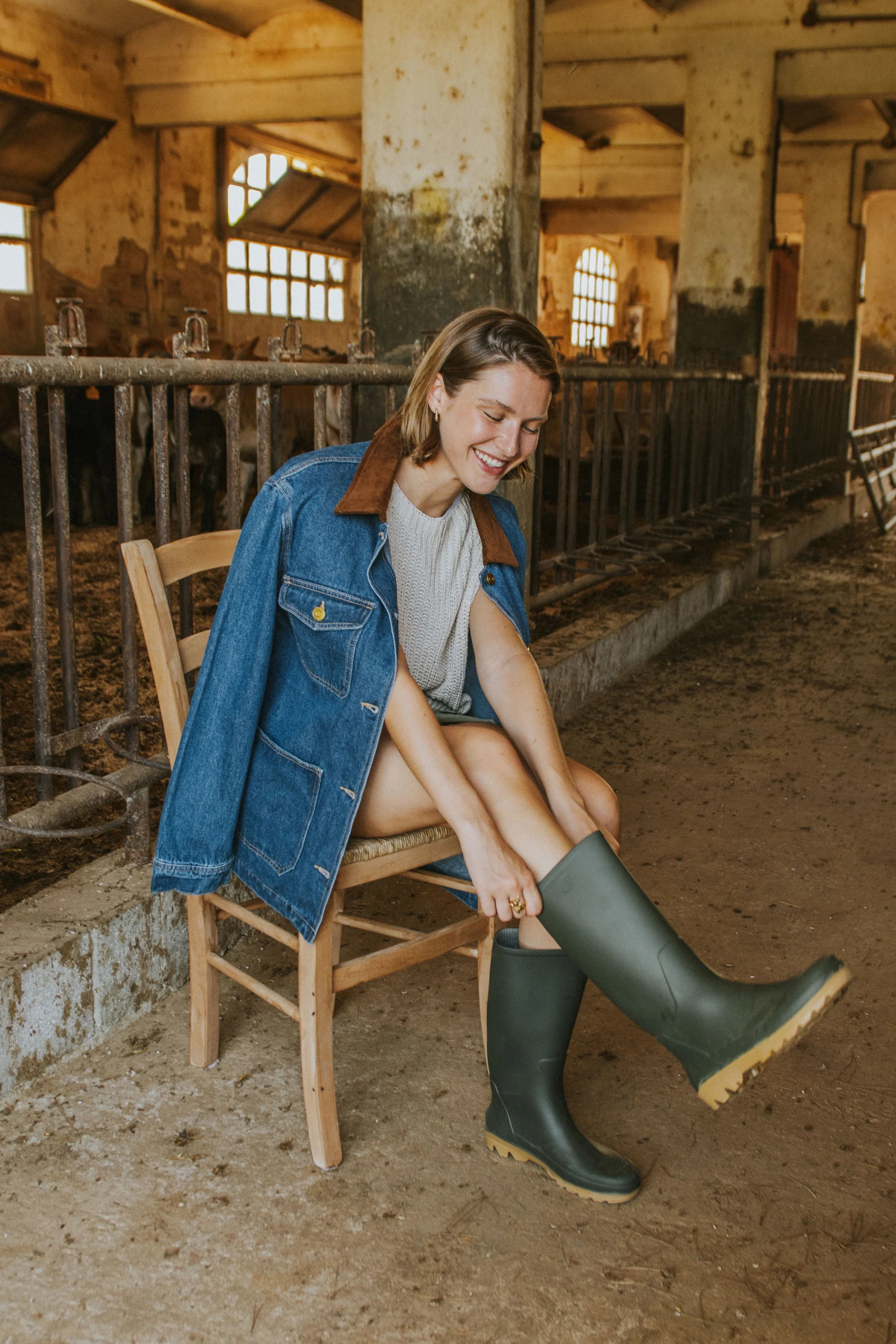 CHAQUETA PAULA // DENIM OSCURO - Image 9