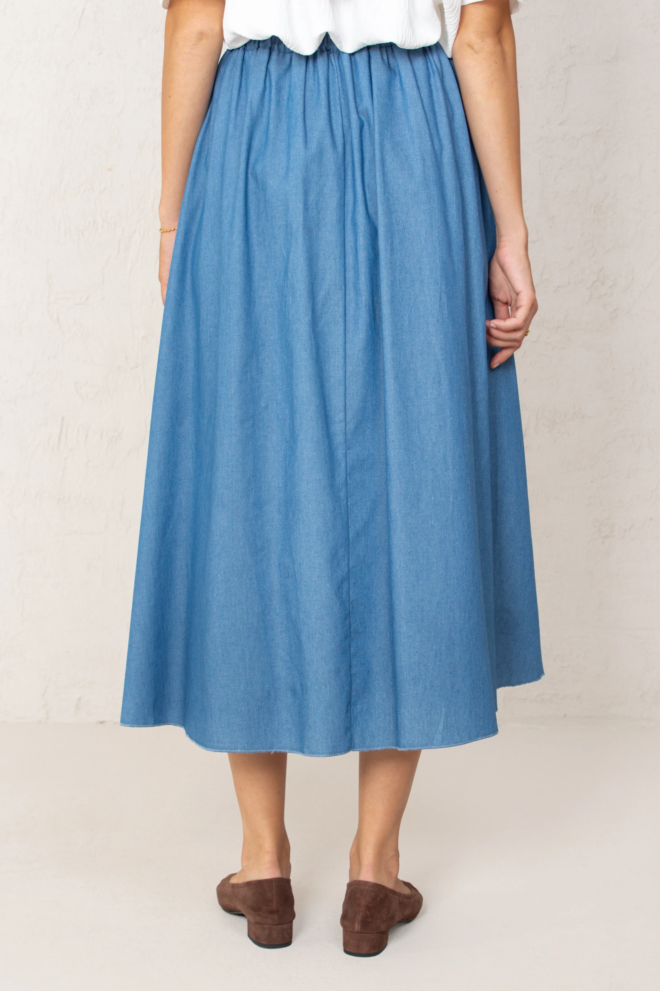 FALDA CARLA // DENIM MEDIO - Image 5