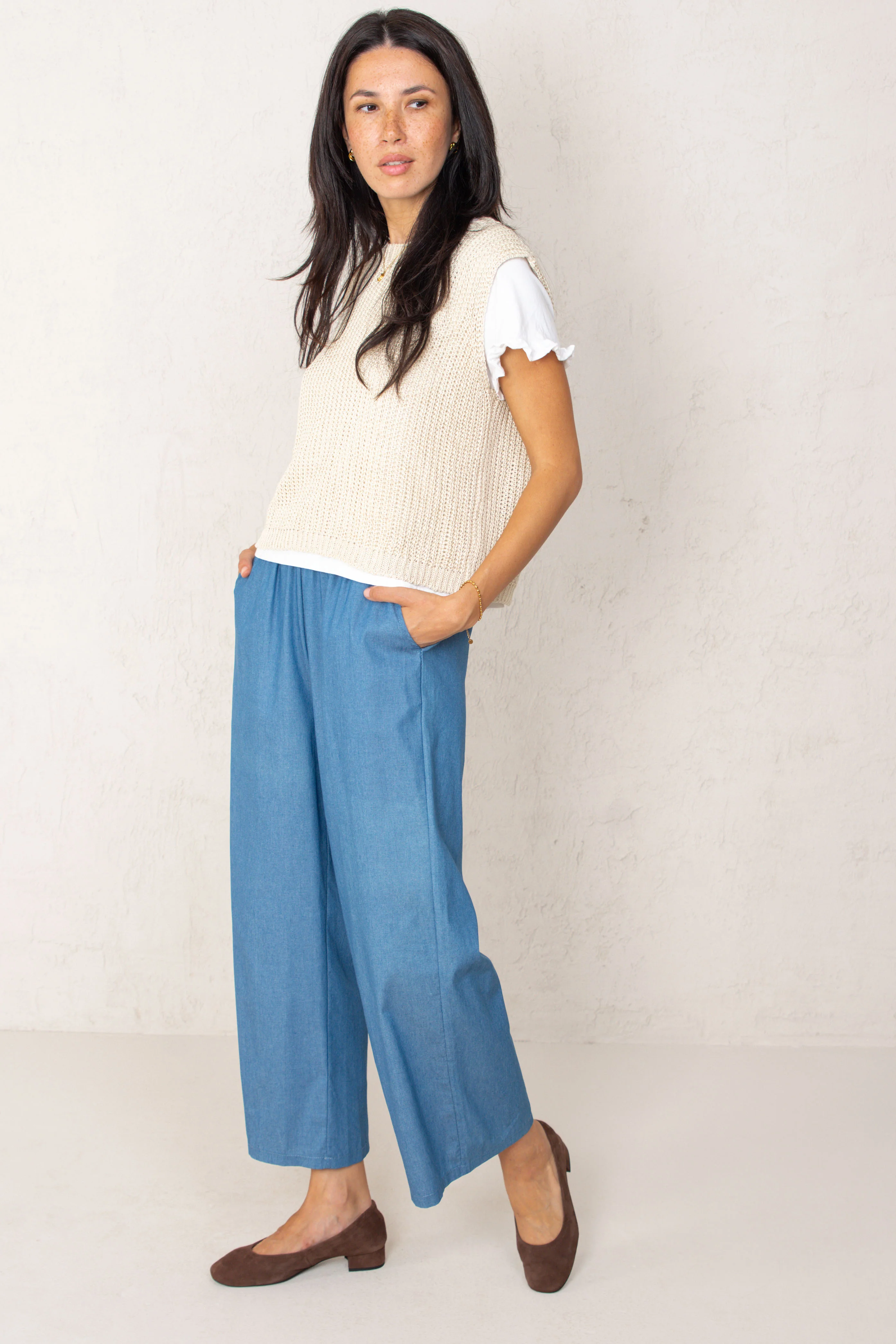 PANTALÓN LÍA // DENIM MEDIO - Image 6