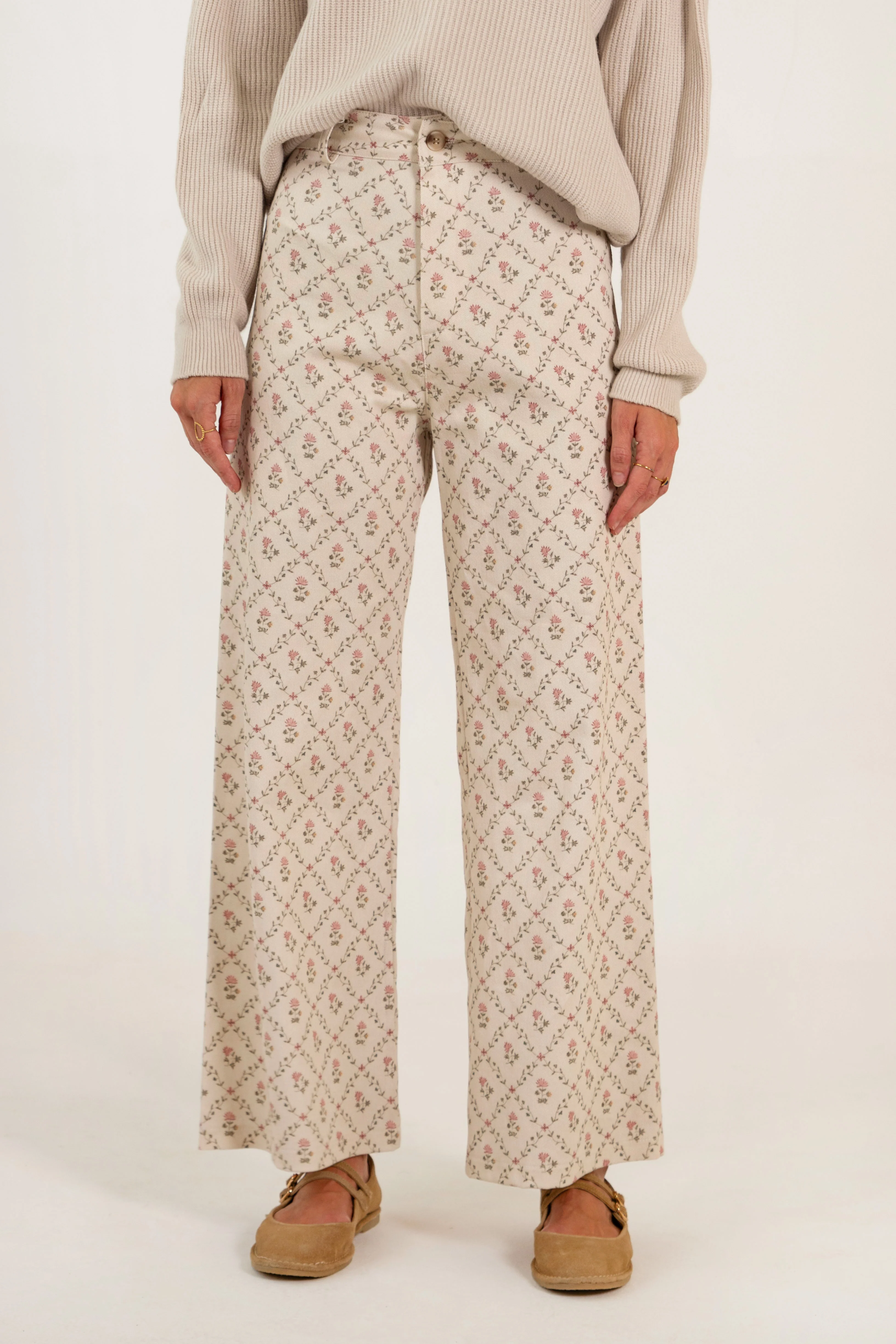 PANTALÓN PAULA // FLORES ROSA - Image 10