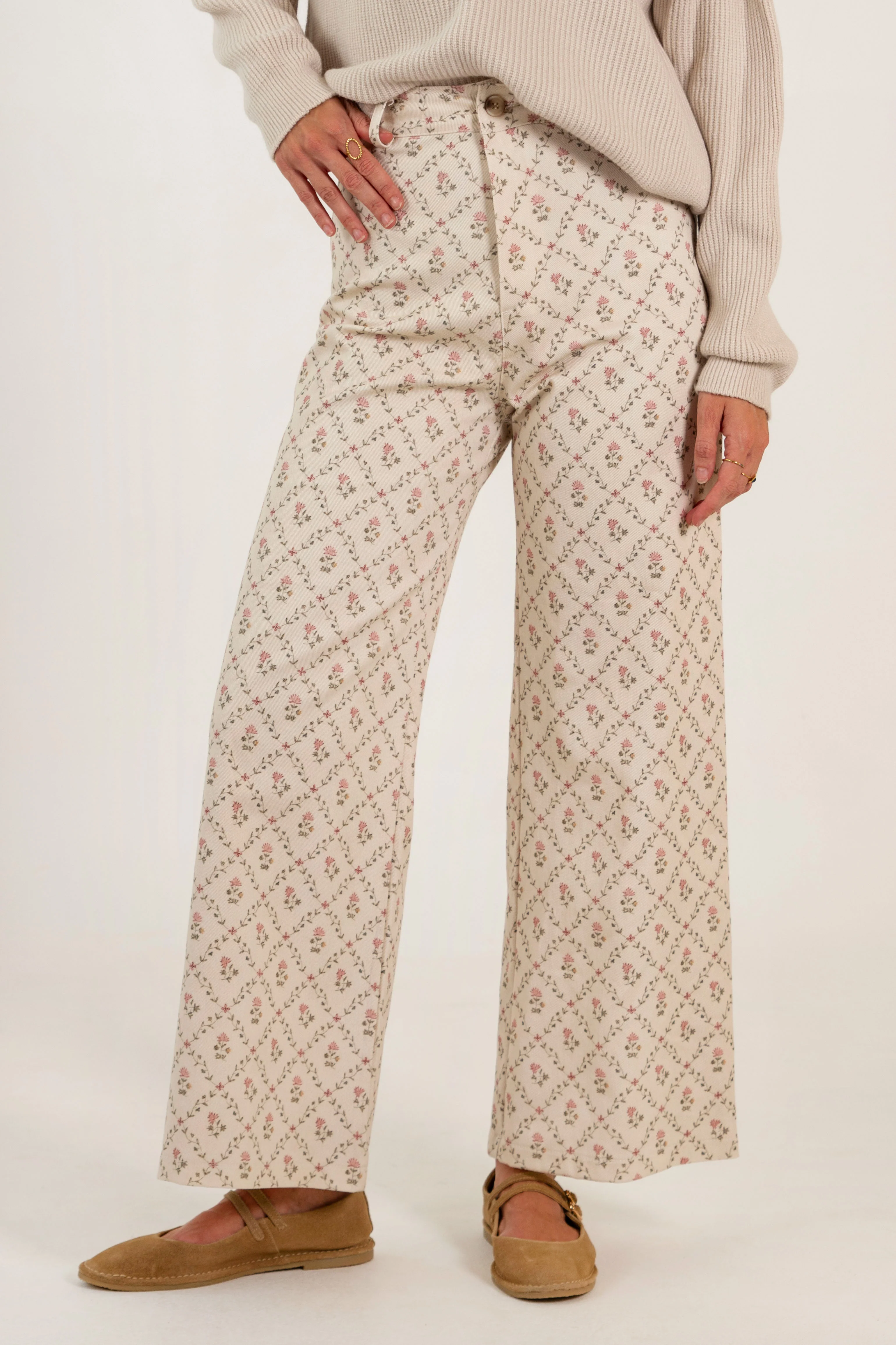 PANTALÓN PAULA // FLORES ROSA - Image 7