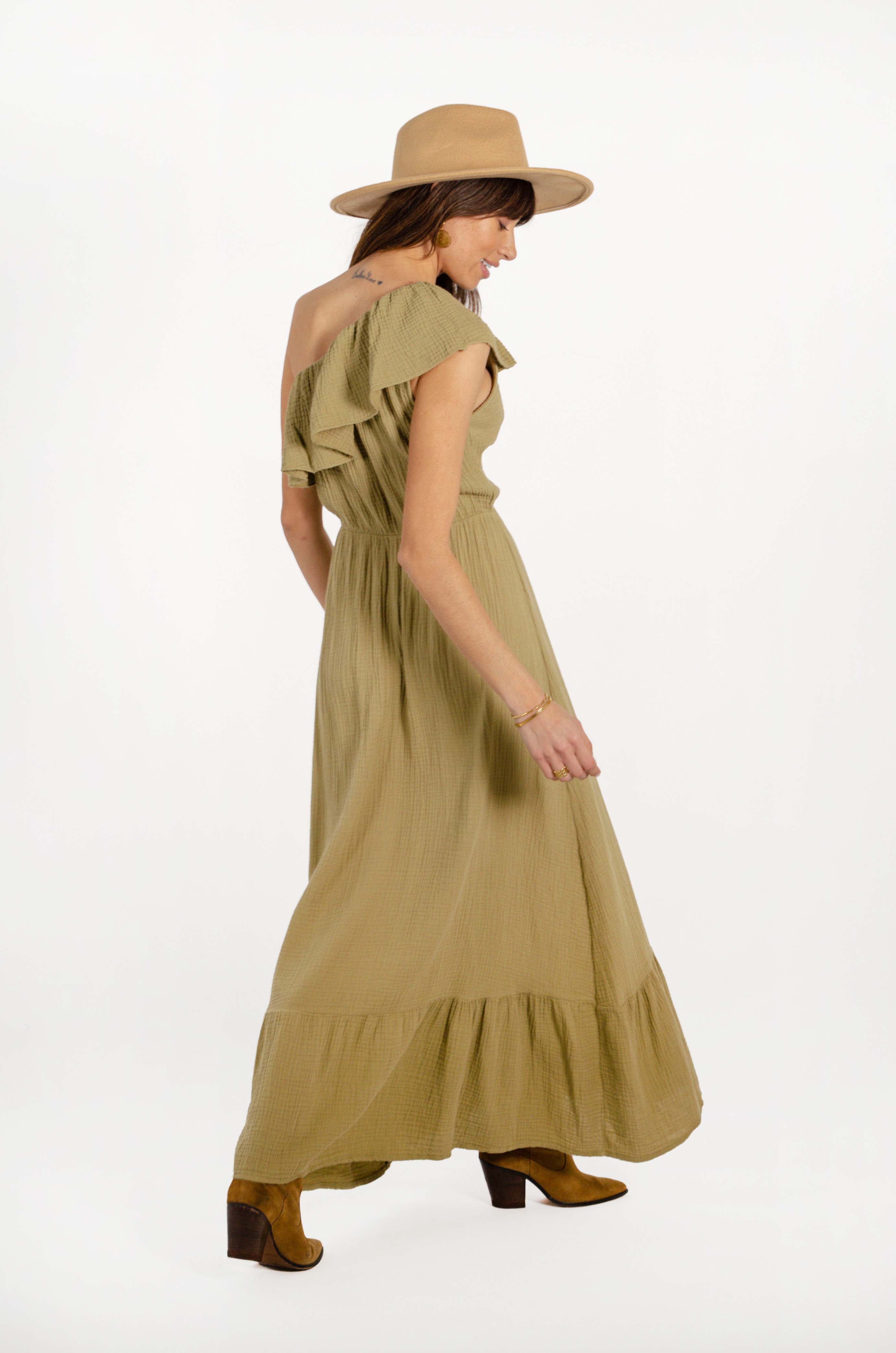 VESTIDO CARMEN // CAQUI - Image 6