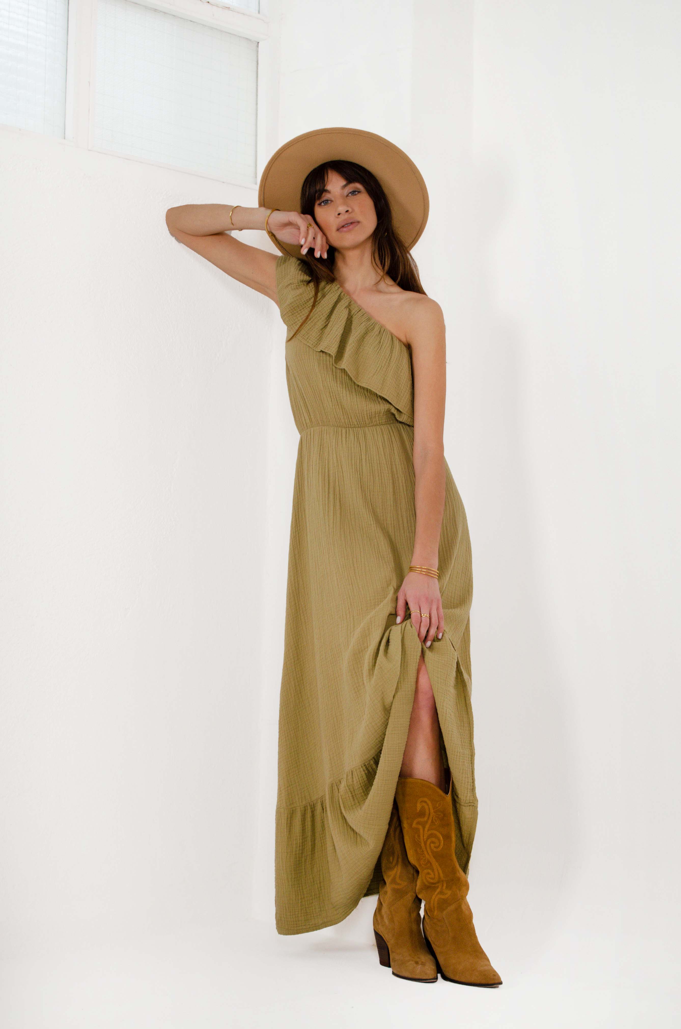 VESTIDO CARMEN // CAQUI - Image 7
