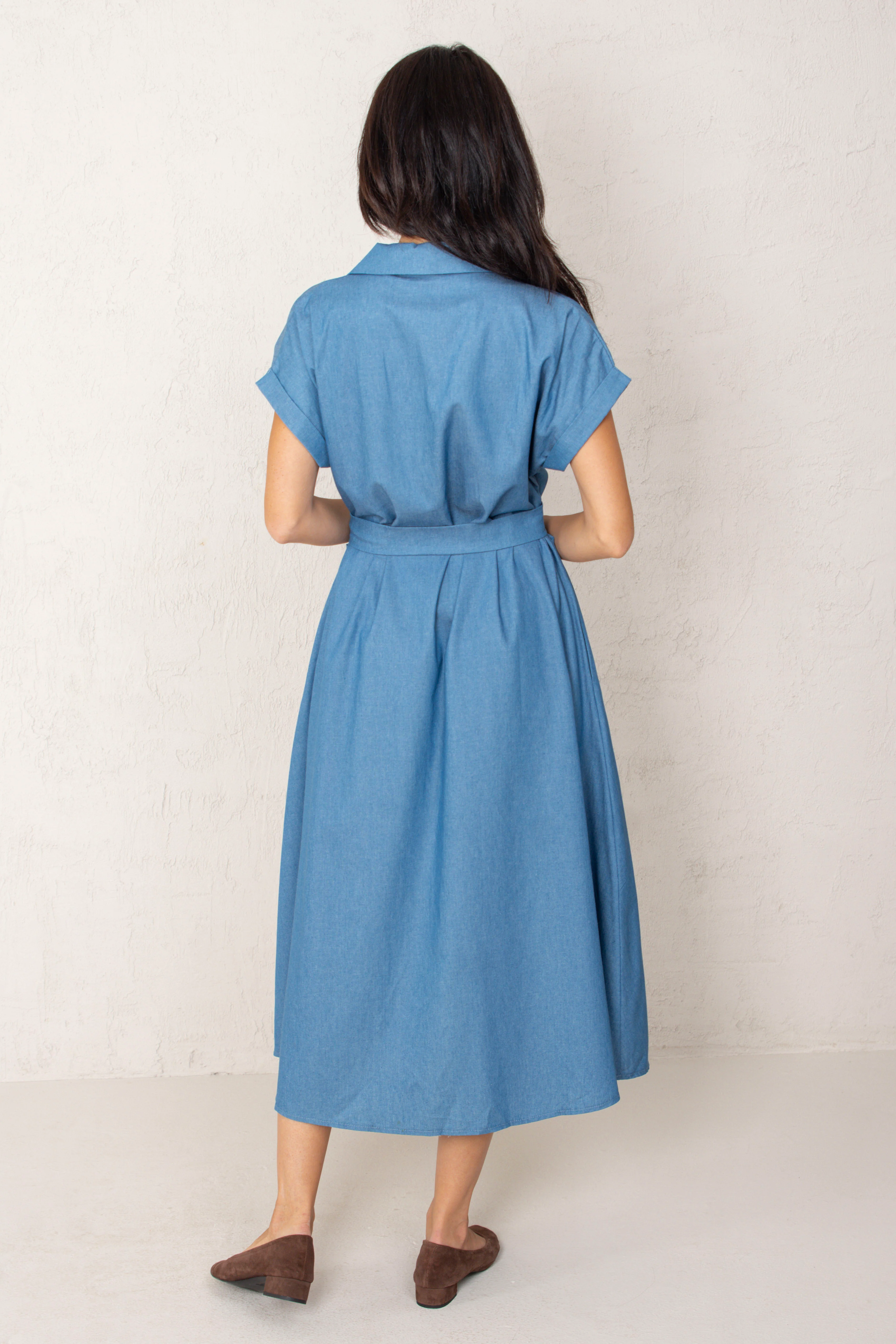 VESTIDO CAROL // DENIM MEDIO - Image 7